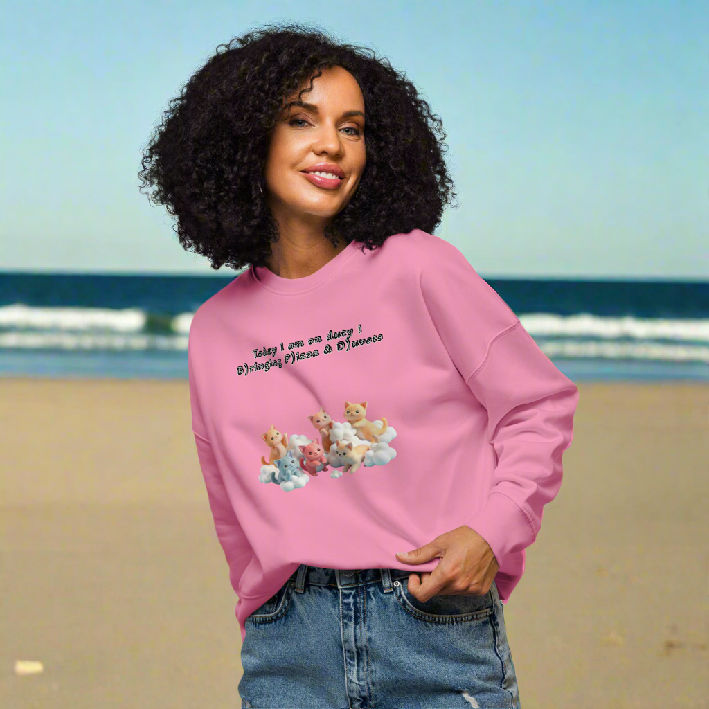 BPD supporting Women’s organic crew neck sweatshirt